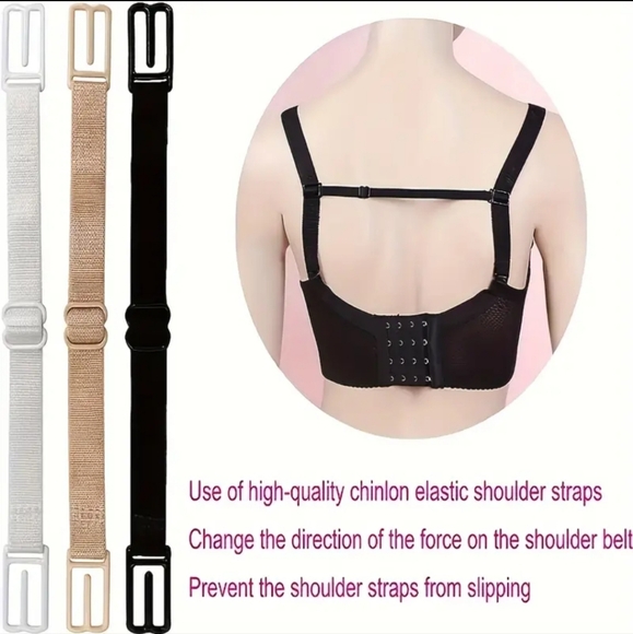 12pcs Adjustable Bra Extenders With Hook & Eye Closure Comfort Fit, Non-stretchy - Picture 3 of 4